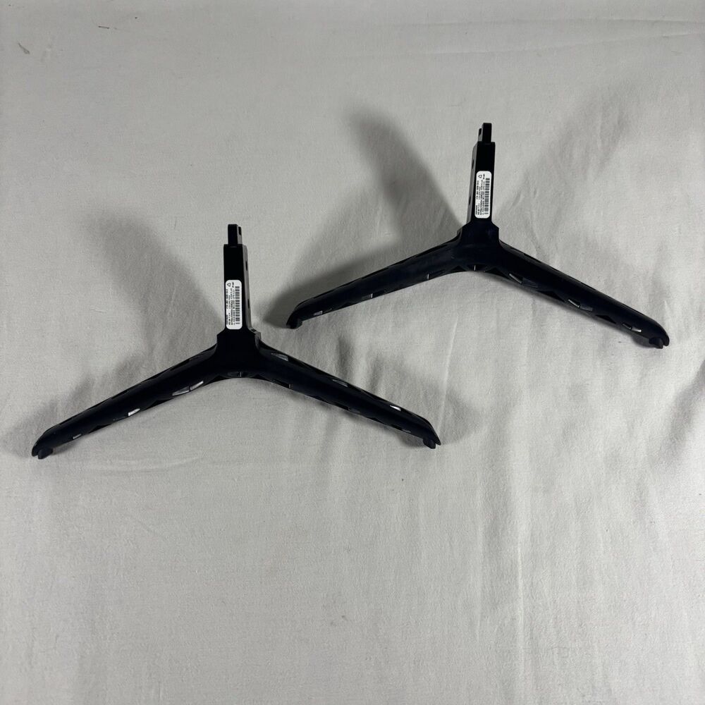 TV Stand Legs Base Pair Black Plastic Pedestal 1801-0568-5010 Replacement Vizio